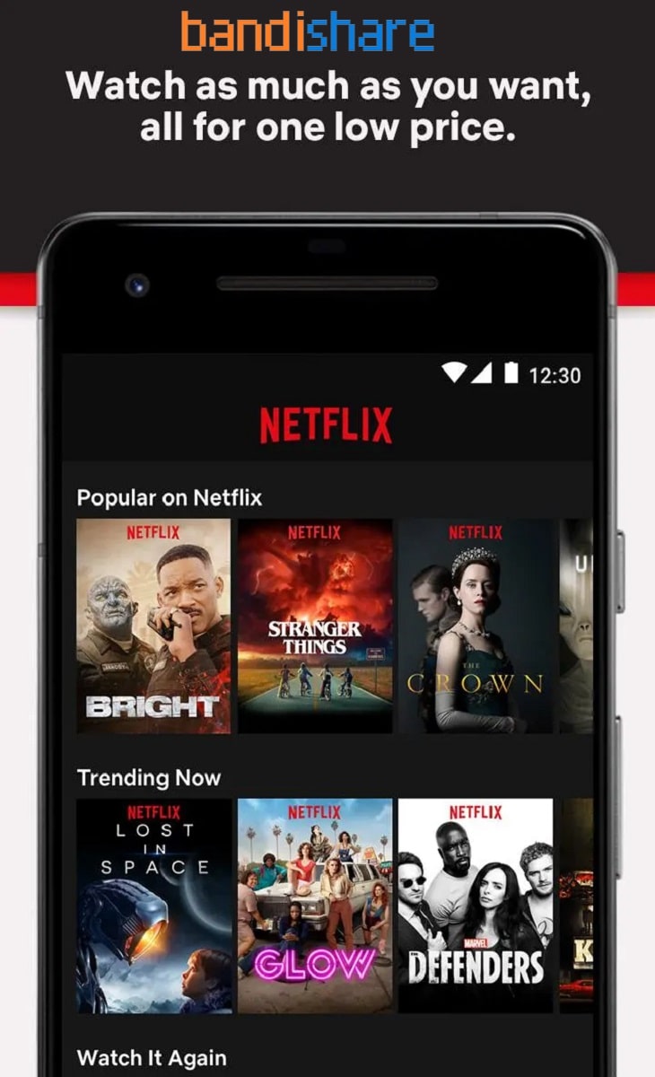 Tải Netflix Mod (Tiếng Việt, Mở Khóa Premium/4K) 8.74.0 Apk