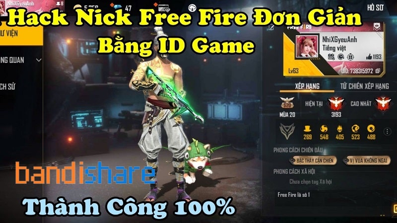Cách Hack Acc FF, Hack Nick Free Fire Người Khác bằng ID Game 2023