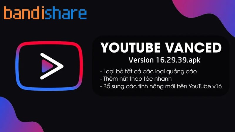 Tải Youtube Vanced 16.29.39 APK (NON-ROOT) Miễn Phí cho Android
