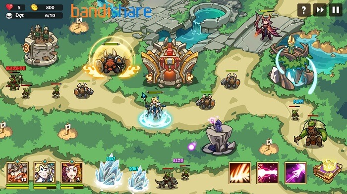 kingdom-war-td-offline-games-mod-nang-cap